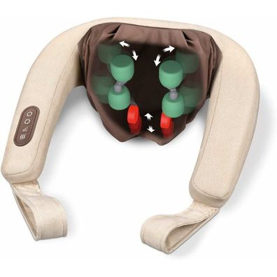 4D Nackenmassagegerät MG 153 (hellbraun/braun)