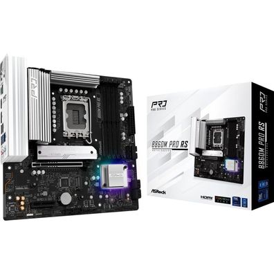 ASRock B860M Pro RS, 1851 mATX HDMI/DP, DDR5