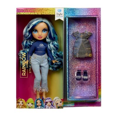 Skyler-Puppe mit Modepuppen von Rainbow High Style Icons