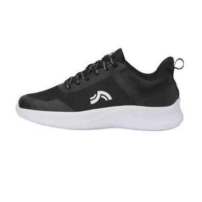 Crivit Sneaker Sport Schnürband Schuhe elegant Schwarz Mesh und Textilfutter Gr.41