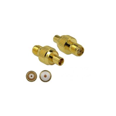 DELOCK Adapter SMA Buchse zu MCX Buchse 3 GHz