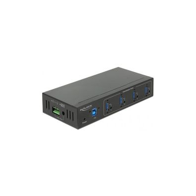 Delock DELOCK Industrie HUB 4xUSB 3.0 Typ-A 15kV ESD Schutz extern