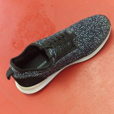 Graceland Sneaker Sport Schnürband Schuhe elegant bunt Mesh und Textilfutter Gr.37