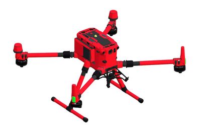 DJI M350 - Skin - Design: Neon Rot - Individualisierbar