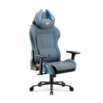 Gaming-Sessel aus blauem Stoff X-Horn 2.0 Rainbow Blue, Normal