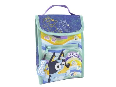 Bluey Bingo Snacktasche Kinder Lunchbox Tasche mit isoliertem Innenfach für Kinder