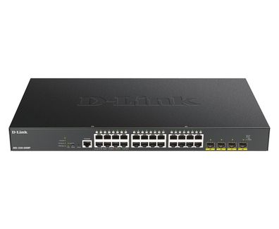 D-Link DGS 1250-28XMP - Switch - L3 Lite - Smart - 24 x 10/100/1000 (PoE) + 4 x 10 Gi