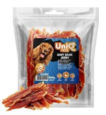 500g UNIQ PETS Weiche Entenbrust für Hunde (natürlicher Hundesnack) Kausnacks
