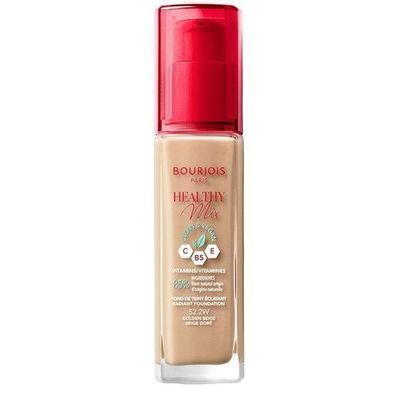 Bourjois Healthy Mix Vegane Leuchtkraft Foundation 30 ml in Golden Beige 52.2