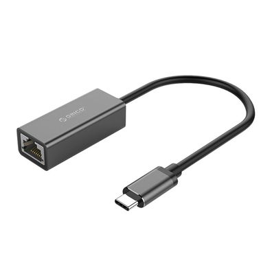 ORICO XC-R45-V1 USB-C auf RJ45 Gigabit Ethernet Adapter 1 Gbit/s Schwarz