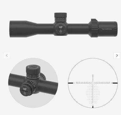 Vector Optics SCFF-80 Tauron 4-16x44 HD MOA FFP Zielfernrohr - 25 Jahre Garantie