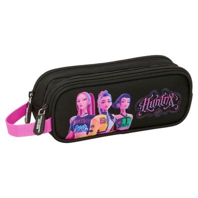 Kpop Demon Hunters Negra Federmäppchen für 2 Personen