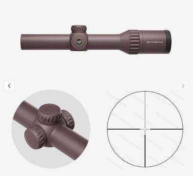 Vector Optics SCOC-46 Continental x6 1-6x24 Coyote FDE Zielfernrohr - 25 Jahre Garant