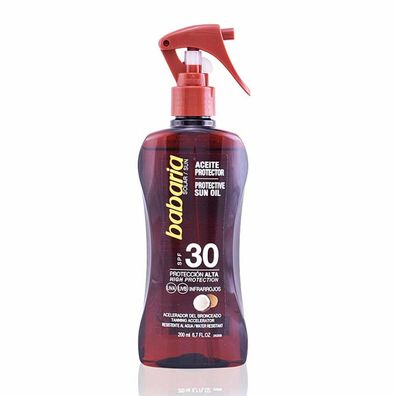 Babaria ACEITE Protector COCO SPF30 Proteccion ALTA 200ML