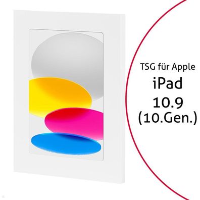 TabLines TSG091W Tablet Schutzgehäuse für Apple iPad 10.9 (10. Gen.), weiß