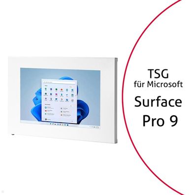 TabLines TSG098W Tablet Schutzgehäuse für Microsoft Surface Pro 9, weiß