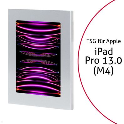 TabLines TSG104S Tablet Schutzgehäuse für Apple iPad Pro 13.0 (M4), silber