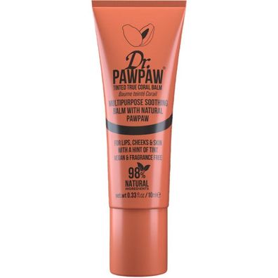 Víceúèelový tónovaný balzám Tinted True Coral Balm (Multipurpose Soothing Balm) 10ml