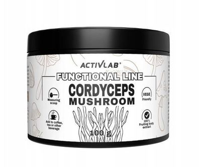 ActivLab Cordyceps-Pilzpulver, 100 g Premium-Qualität