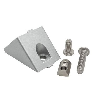KLAK 40 - 45 Grad Verbinder Stützverbinder Nut 8 für Aluprofil 40-er