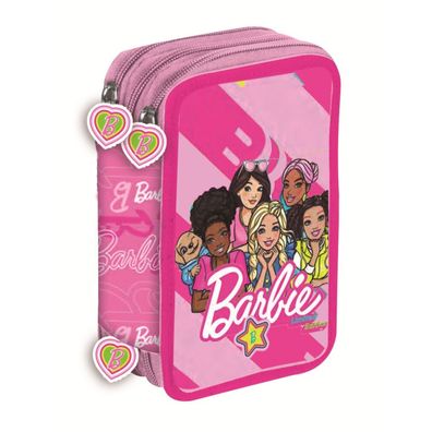 Barbie Dream Squad 3-stöckiges gefülltes Federmäppchen Giotto