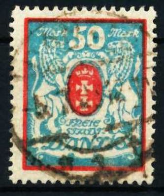 DANZIG 1923 Nr 127X gestempelt X4DF522