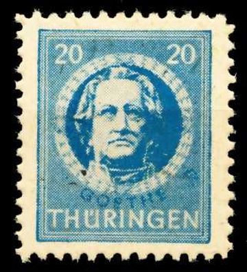 SBZ Thüringen Nr 98AYz1 postfrisch X667C06