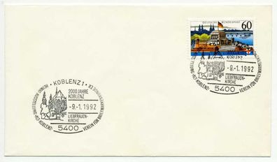 BRD BELEGE Nr 1583x BRIEF FDC X71C842