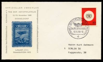 Messebeleg Nr Tag d. Aerophilatelie DSD BRIEF E X8B4B32