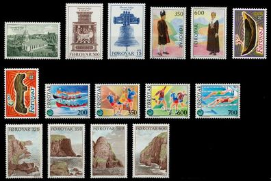 FÄRÖER Nr 179-193 postfrisch Jahrgang X92A206