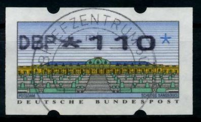 BRD ATM 1993 Nr 2-2.1-0110 zentrisch gestempelt X97423A
