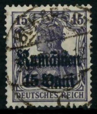 BES 1WK D-MV Rumänien Nr 10 zentrisch gestempelt X6CE376
