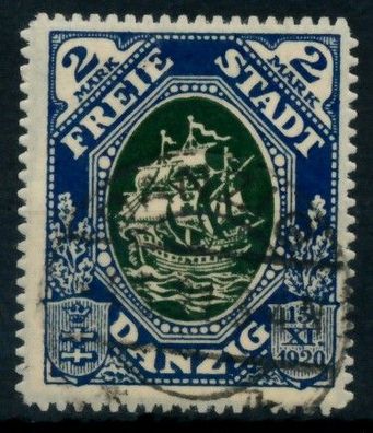 DANZIG 1921 Nr 59 gestempelt gepr. X6D36AE