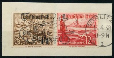 D-REICH Zusammendruck Nr W131 gestempelt WAAGR PAAR BRFS X7A3EFE