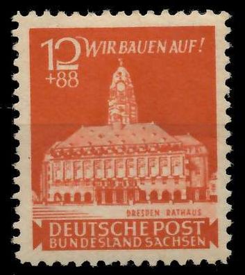SBZ Ostsachsen Nr 65aA postfrisch X8140FE