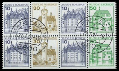 BRD BUND Heftchenblatt Nr HB 27I zentrisch gestempelt X81444A