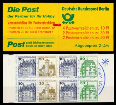 BERLIN Markenheftchen Nr MH 11amZ postfrisch S6387FA