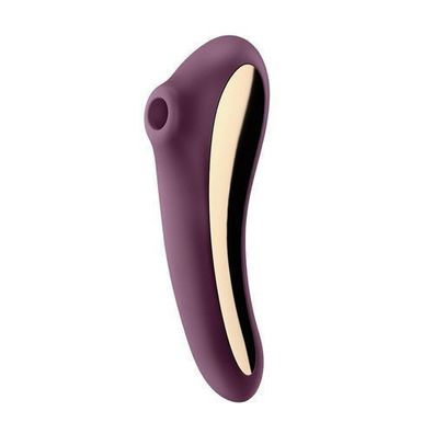 Satisfyer Dual Kiss Klitoris- und G-Punkt Stimulator Weinrot - 10 Intensitäten