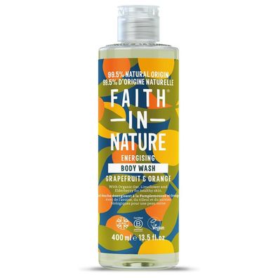 Faith In Nature, Grapefruit und Orange, reinigend und erfrischend, Duschgel, 400 ml