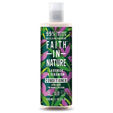 Faith In Nature, Lavendel und Geranium, Haarspülung, pflegend, 400 ml