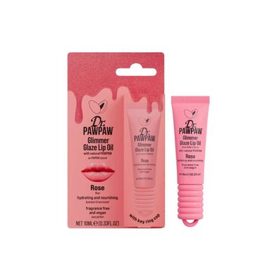 Dr. PawPaw, Glimmer Glaze, Glow & Hydrating, Lippenöl, Rose, 10 ml