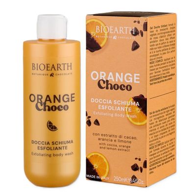 Bioearth Bioearth Choco Exfoliating Shower Gel, Orange Choco (250 ml)