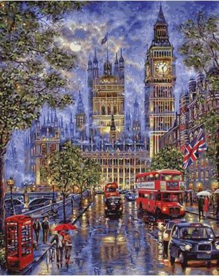 Vollmond über London