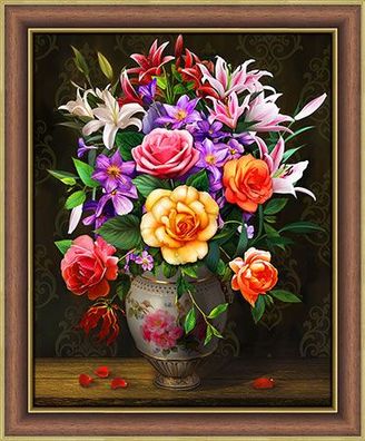 Rosen und Lilien