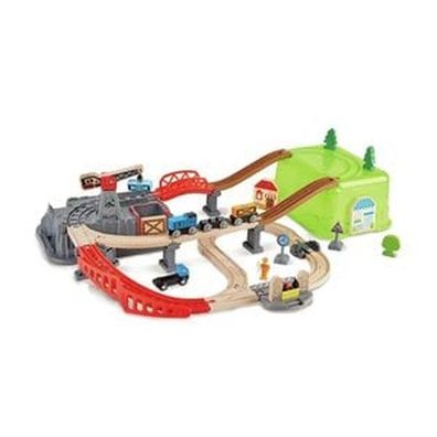 Eisenbahn-Baukasten-Set