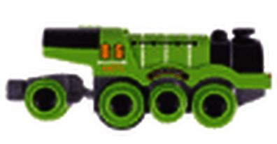 Grüne Lokomotive " lying Scotsman" (batteriebetrieben)