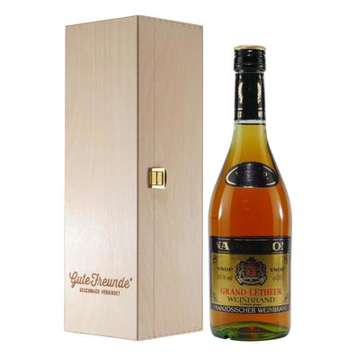 Napoleon V.S.O.P. Weinbrand mit Geschenk-Holzkiste