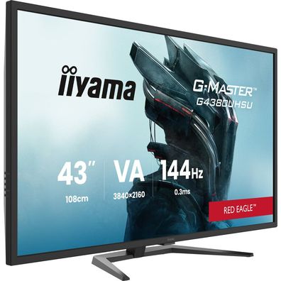 IIYAMA 108cm, (43"), G4380UHSU-B2 16:9, 2xHDMI+2xDP+4xUSB