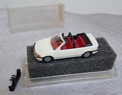 Ford Escort Ghia Cabrio offen , weiß, Praline