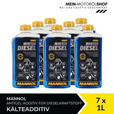 Mannol Winter Diesel Kälteadditiv 7x1 Liter